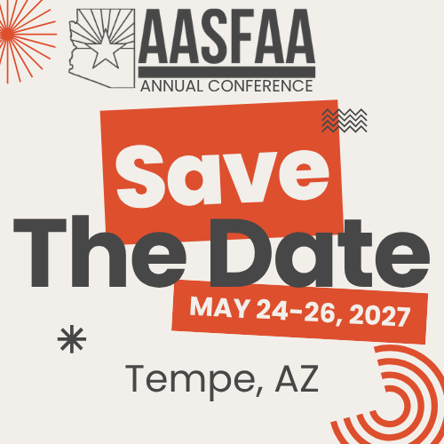 Save the date: AASFAA Annual Conference, May 2027, Tempe, Arizona