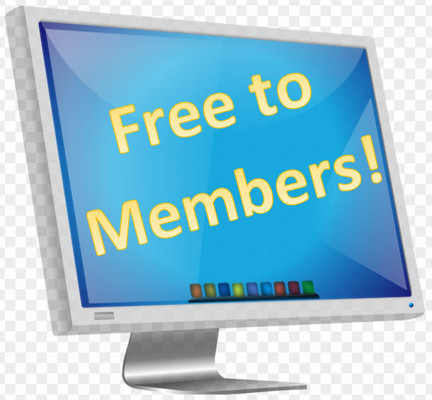 Free to Members - computer monitor computer monitor with the words Free to Members